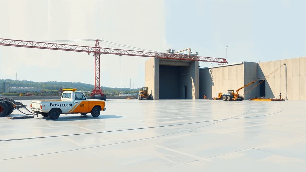 Cemvision Casts 1000 m2 Industrial Floor with Near-Zero Cement in Stockholm