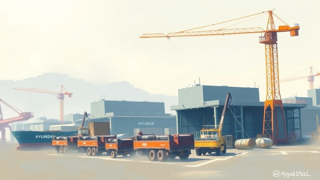 Hyundai Steel Reports 84% Net Profit Decline in 2025 Due to Construction Sector Slump and U.S. Tariffs