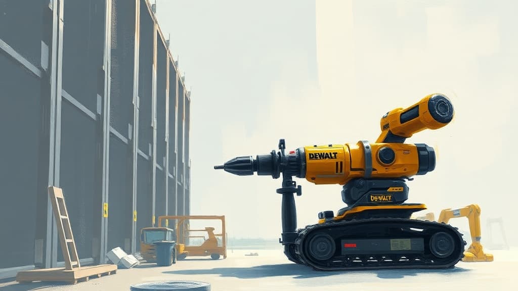 DeWalt Launches Autonomous Drill Robot for Efficient Data Center Construction