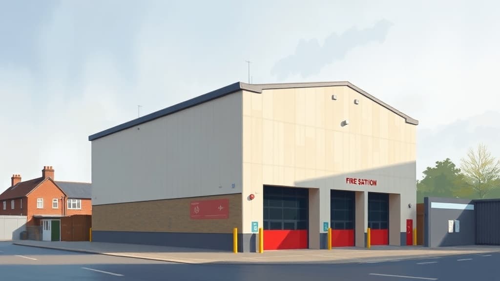Collins Contractors Begins Roof Replacement at Lewisham Fire Station for London Fire Brigade