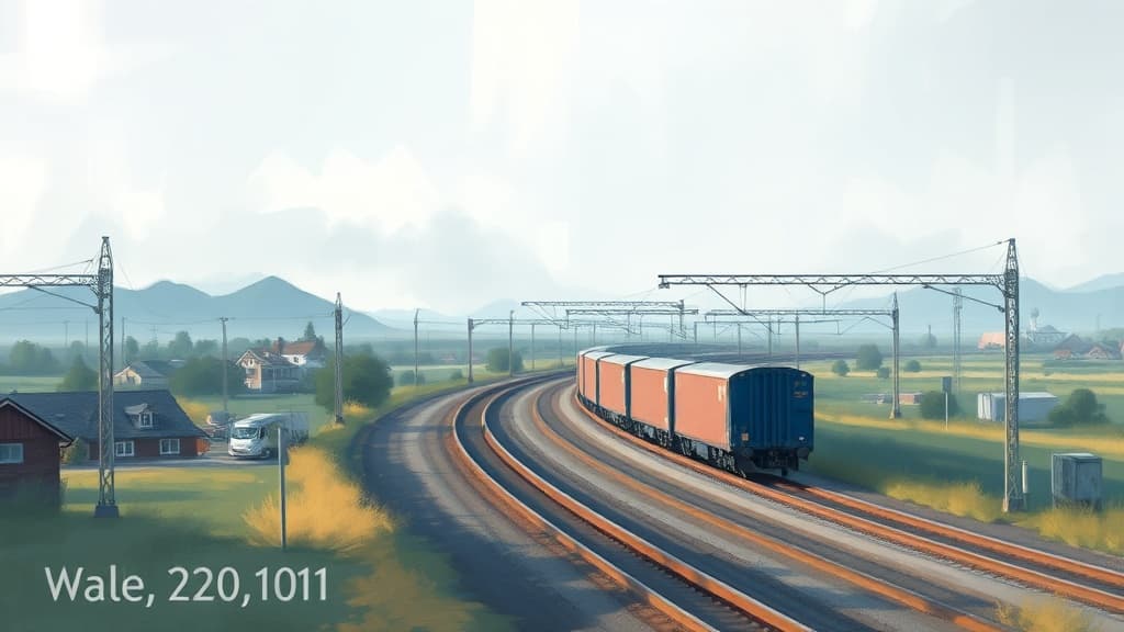 Analysis of Short Haul Intermodal Rail Freight Systems in Sweden and Switzerland