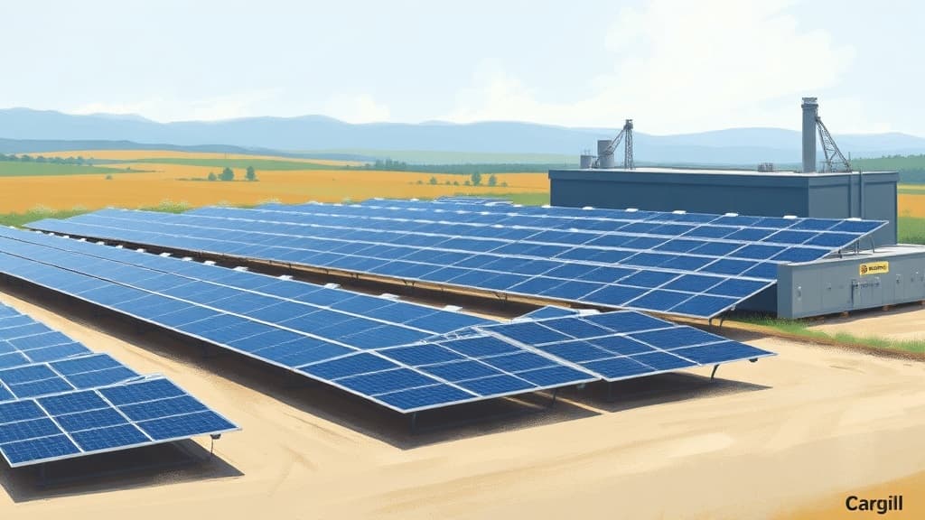 Cargill Installs 2.58 MW Solar Array at Newcastle Crush Plant to Enhance Sustainability