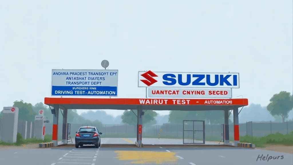 Andhra Pradesh Transport Dept and Maruti Suzuki Sign MoA for Driving Test Track Automation