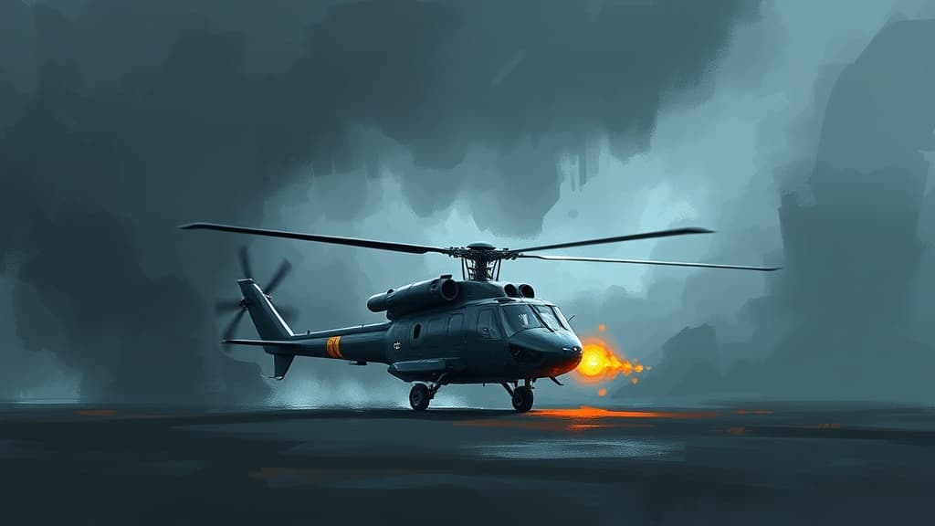 Sri Lanka Air Force Conducts Helicopter Landing Rehearsal at Kandy Ahead of President's Visit