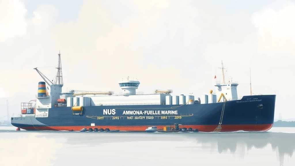 NUS Launches Industry-Academia Project for Ammonia-Fuelled Marine Engines