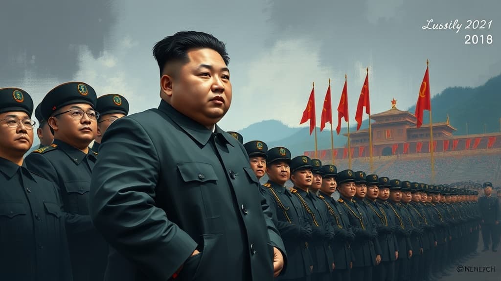 Kim Jong Un Celebrates 78th Founding Anniversary of Korean People's Army in Kursk Region