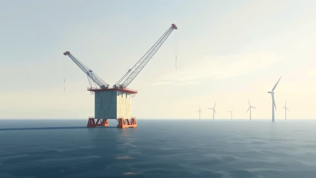 DEME's Jack-Up Innovation Begins Second Jacket Foundation Installation at Dieppe - Le Tréport Wind Farm