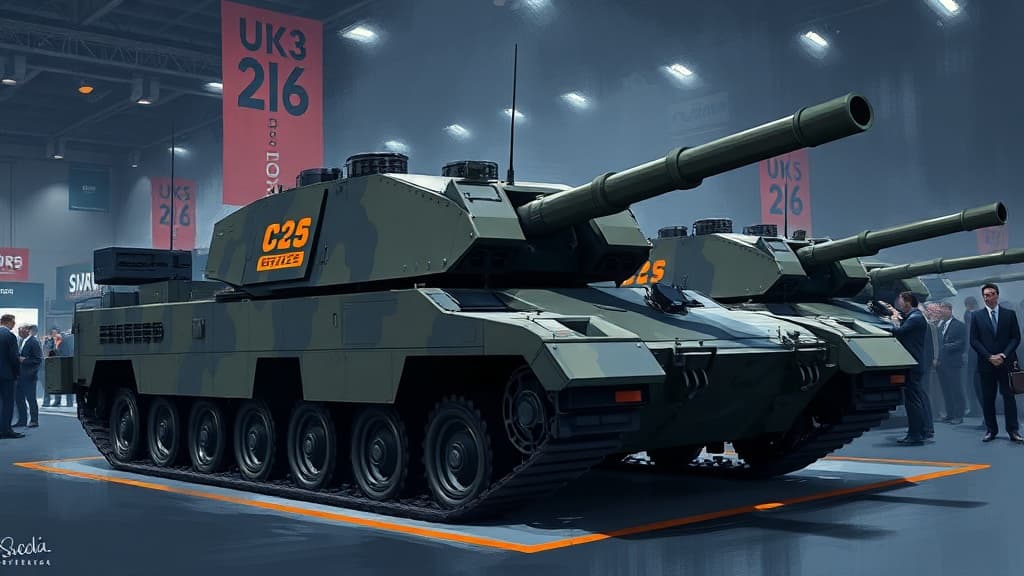 Ukraine Showcases Bohdana Self-Propelled Artillery at World Defence Show 2026 in Saudi Arabia