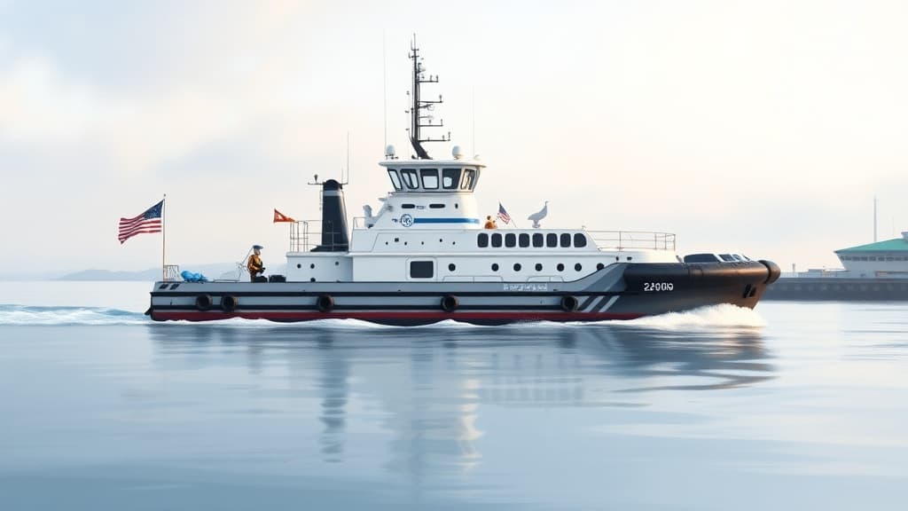 Robert Allan Designs New Hybrid Tugboat RApport 2800-H for Harbor Docking & Towing in Louisiana