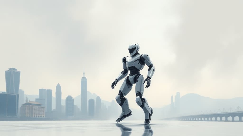 Xpeng's Iron Humanoid Robot Falls During Shenzhen Demonstration