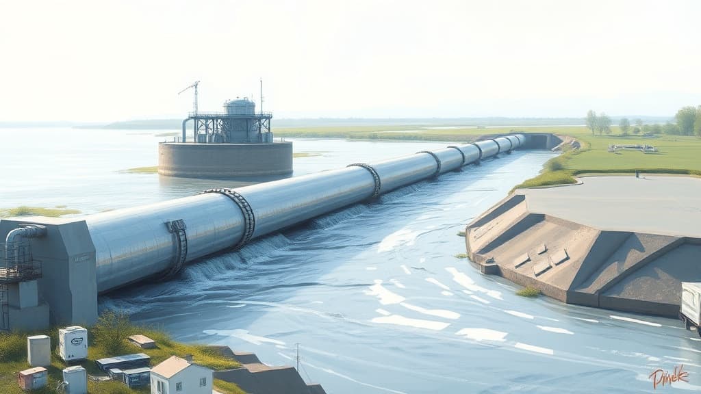 Transient Surge Analysis for 13-km Wastewater Pipeline from STP