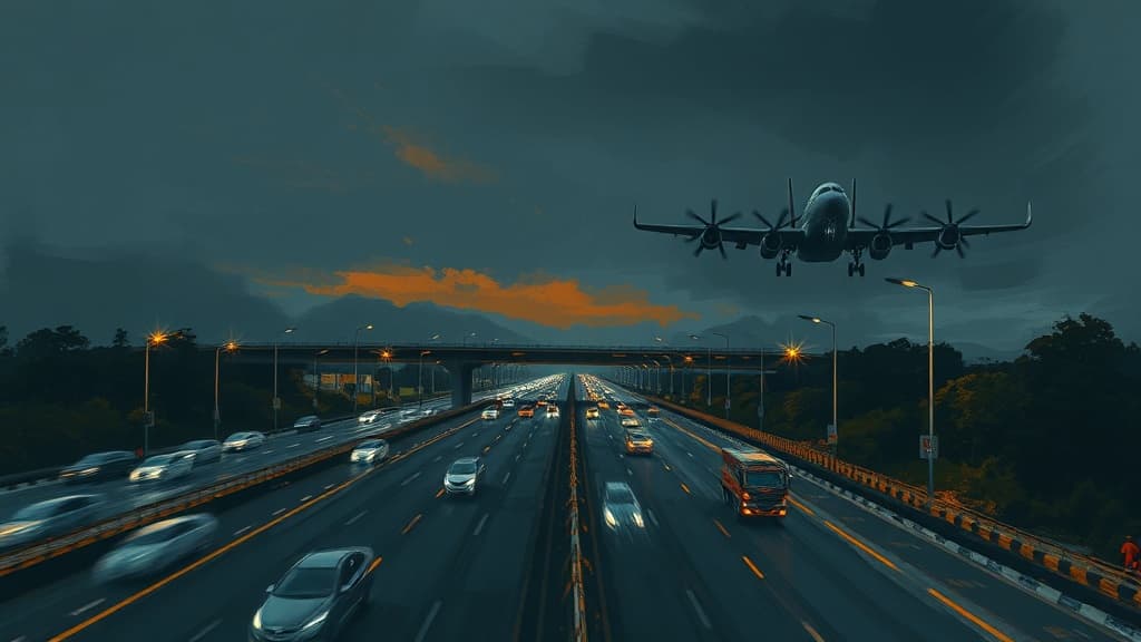 Indonesia's AHY Advocates Multifunctional Infrastructure Following Military Aircraft Tests on Sumatran Toll Road