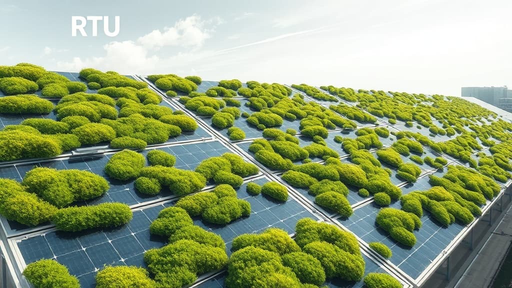 RTU Develops Moss Display on Solar Panels to Improve Air Quality in Riga