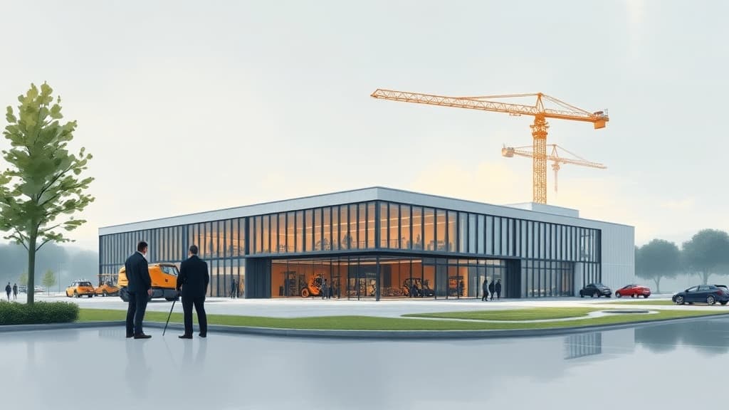 Jungheinrich Celebrates Topping-Out Ceremony for New Experience Center in Moosburg