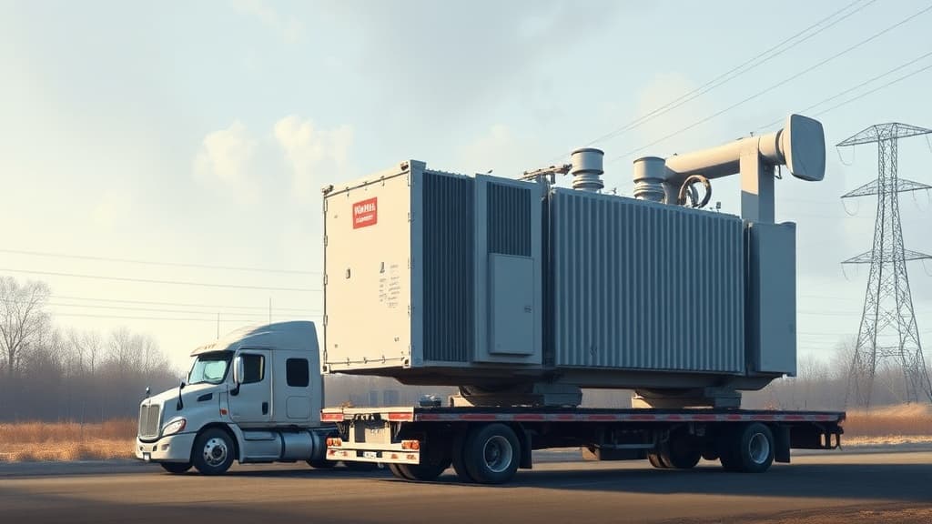 National Grid Delivers 615,000-Pound Transformer to Malone, NY