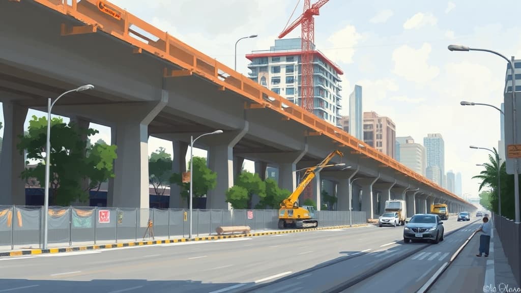 Rehabilitation Works Underway on Amador Bendayán Boulevard in Caracas