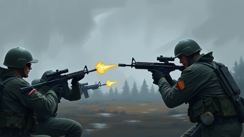 Belarusian 38th Air Assault Brigade Conducts Shooting Drill During Combat Readiness Inspection