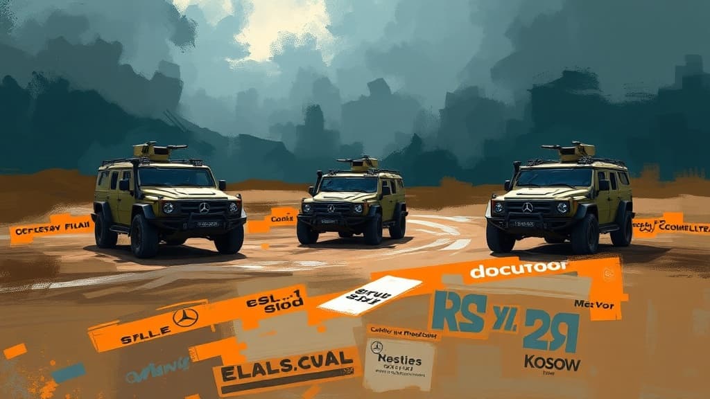 Kosovo's Defense Minister Confirms Three-Year Contract with Mercedes for Tactical Military Vehicles