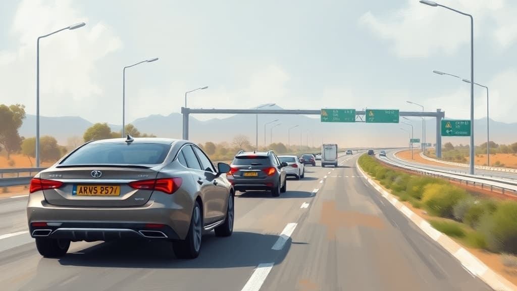 Mysol's Luxury Convoy Causes Traffic Disruption at Marikana Toll Plaza