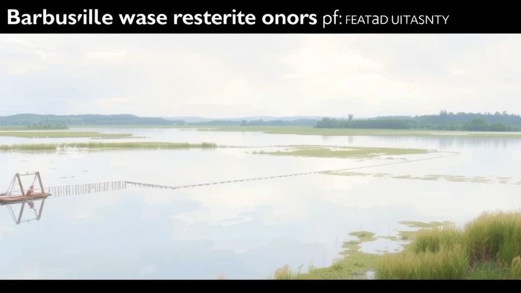 Barboursville Secures $5 Million Grant for Wastewater Lagoon Decommissioning and Infrastructure Upgrade