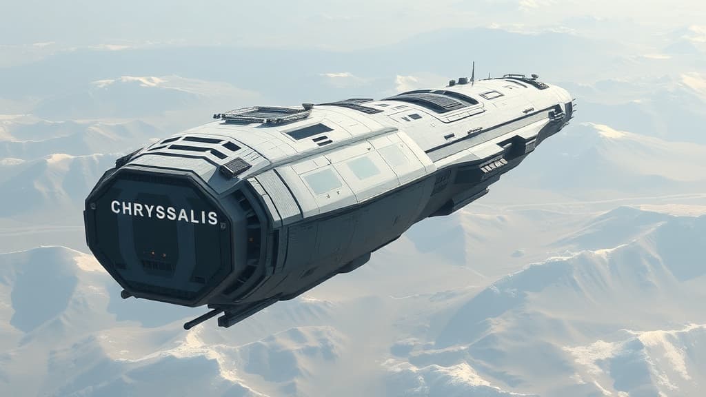 Chrysalis: 58km Generation Ship Design for 400-Year Voyage to Proxima Centauri b