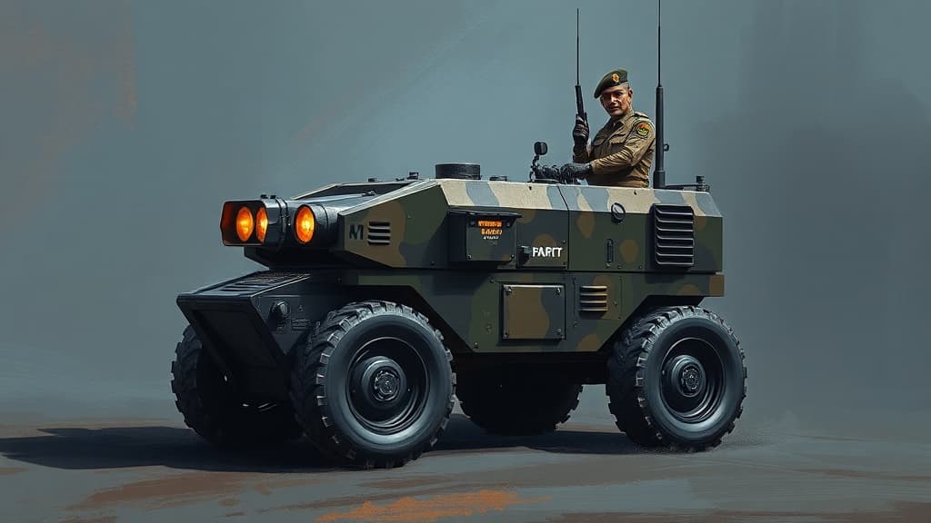 Indian Army Officer Major Rajprasad Develops First In-House Multi-Utility Unmanned Ground Vehicle