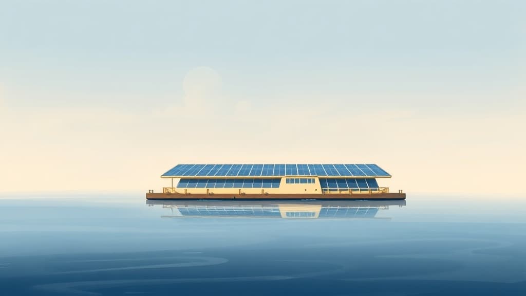 UAE Launches First Floating Solar Power Plant Off Nurai Island