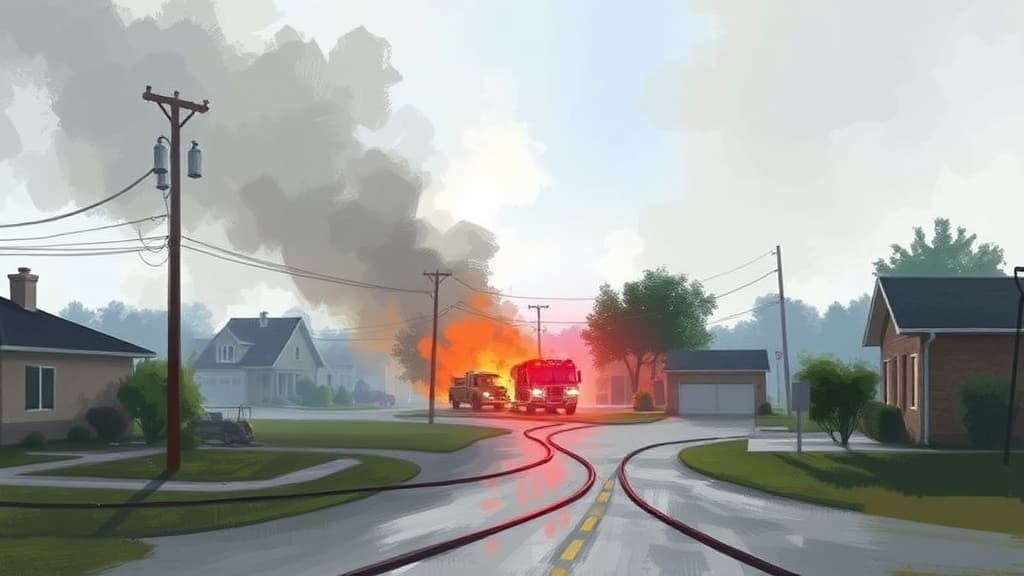 Hillsborough Crews Respond to Underground Gas Fire, Evacuate 5 Families