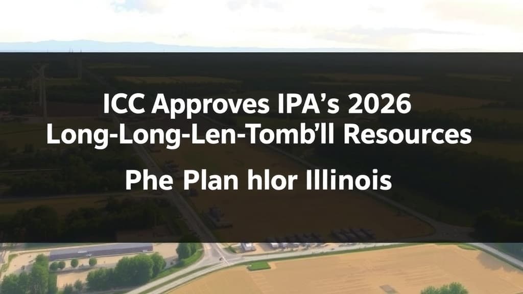 ICC Approves IPA's 2026 Long-Term Renewable Resources Procurement Plan for Illinois