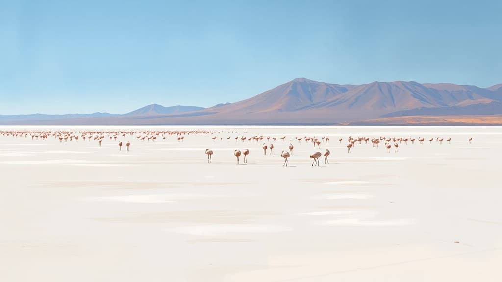 Campaign for National Park Establishment in Maricunga Salt Flat to Protect Andean Flamingos