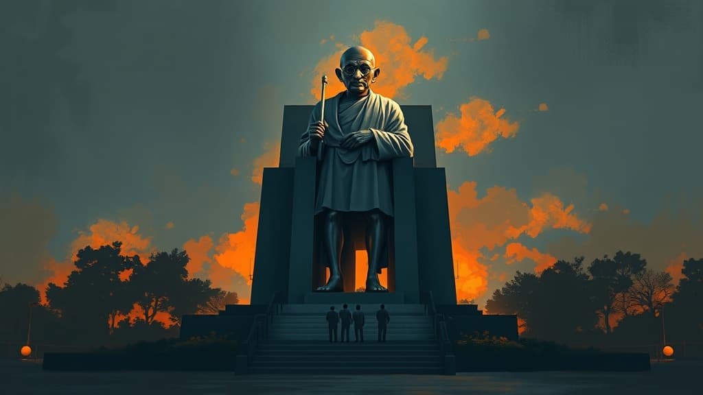 Telangana Government's Gandhi Statue Project Faces Opposition from Residents and Great-Grandson
