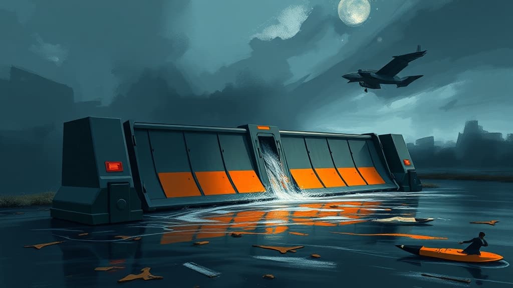 Newflag Technology Launches Automatic Flip Up Flood Barrier for Enhanced Property Protection