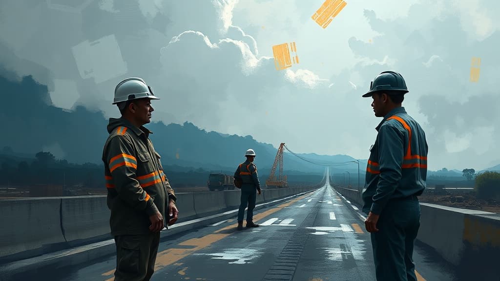 Lasarus Inspects Border Road Construction in East Kalimantan to Ensure Project Continuity