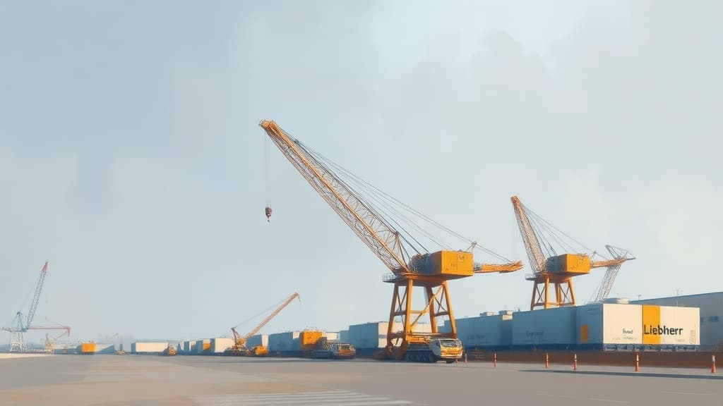 Liebherr Cranes Used Exclusively for New Metal Processing Plant in Hamburg