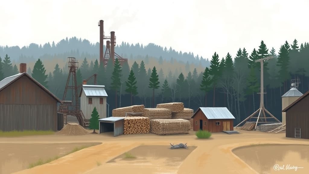 Georgia Timber Industry Faces Challenges Following Mill Closures and Falling Demand