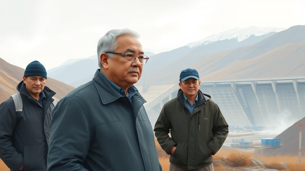 Kyrgyz Energy Minister Inspects Naryn Energy Facilities and Hydroelectric Project