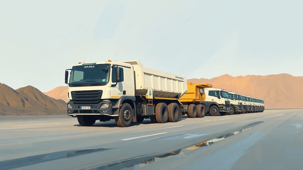 Deployment of 100 AI-Driven Electric Trucks at Yimin Coal Mine in Inner Mongolia