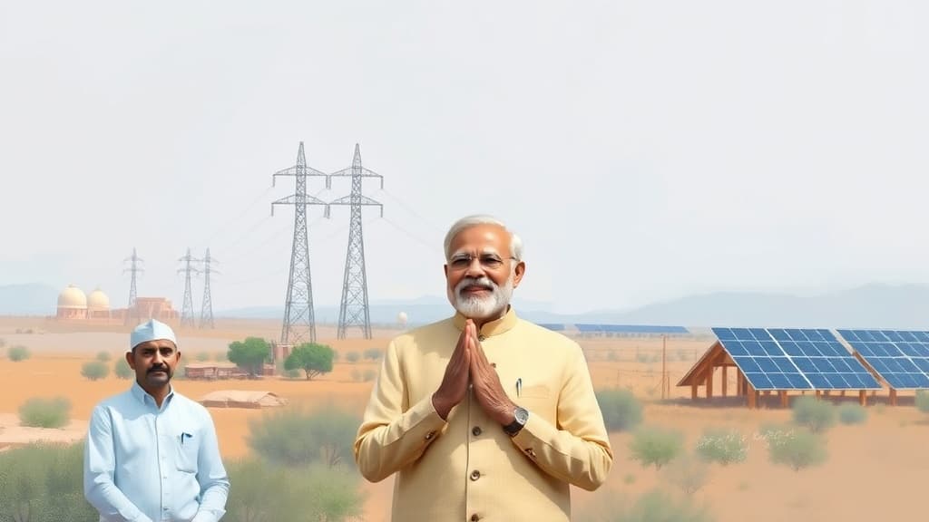 Modi Inaugurates ₹3,600 Crore Powergrid Projects for Renewable Energy in Rajasthan