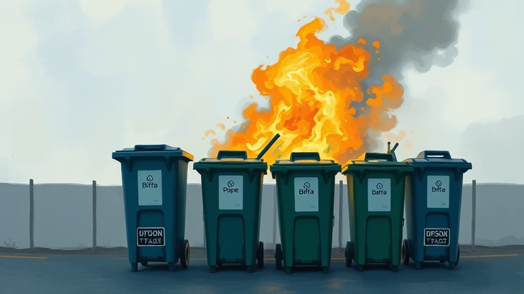 Biffa Warns Against Dumping 100,000 Vapes in North East Recycling Bins Due to Fire Risks