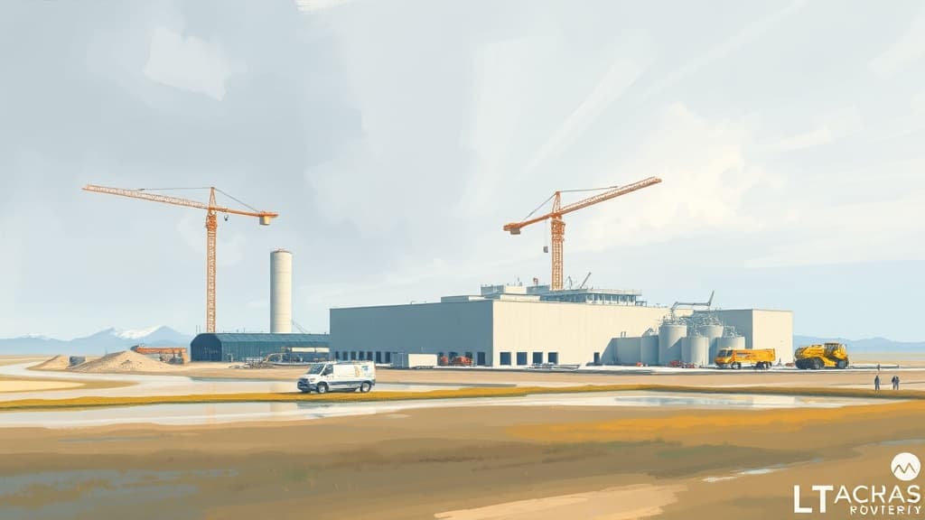 Construction of Lithium Carbonate Manufacturing Facility in Torrington, Alberta