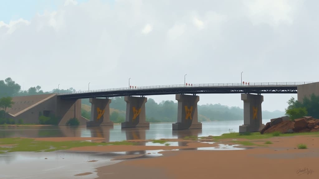 MDF Engineers Battalion Begins Reinstallation of Mpatamanga Bailey Bridge in Malawi