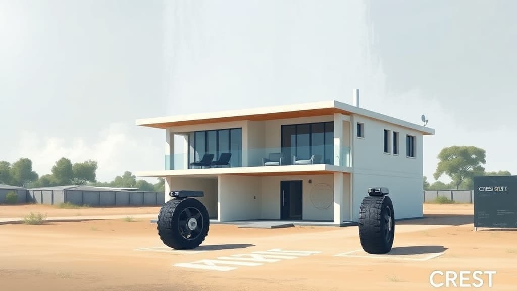 Crest Robotics Develops Autonomous 3D Printing Robot for Rapid Home Construction in Australia