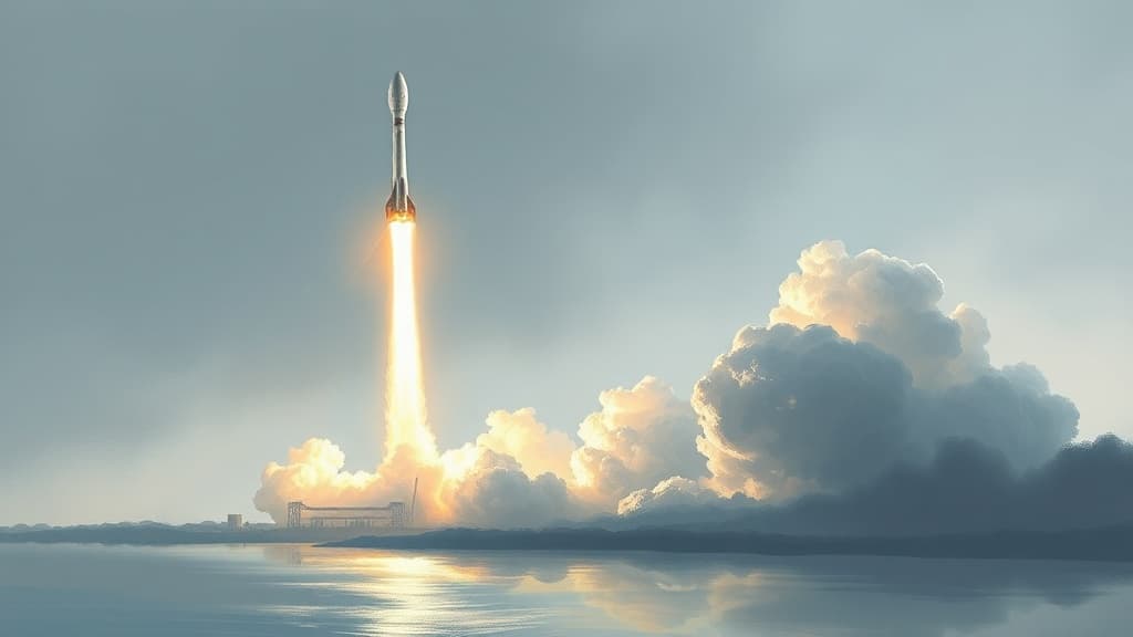 SpaceX Launch from Cape Canaveral Deploys 29 Starlink Satellites and Creates Light Show