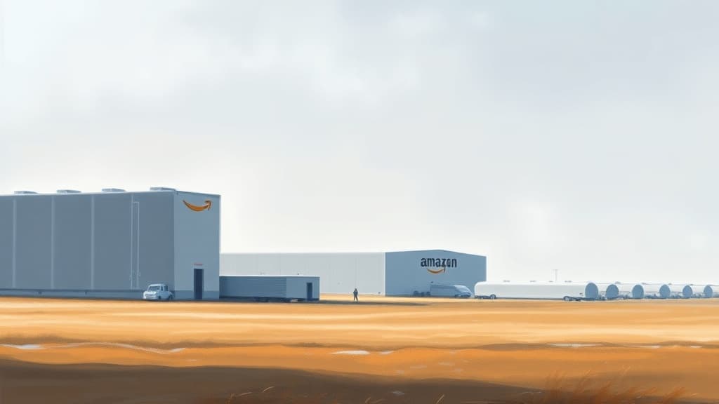 Blanchard Residents Protest Amazon's $12 Billion Data Center Investment