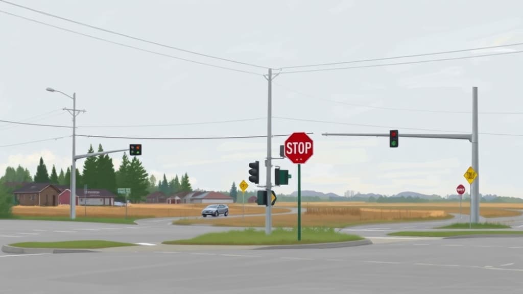 King Approves Installation of All-Way Stops at Four Rural Intersections