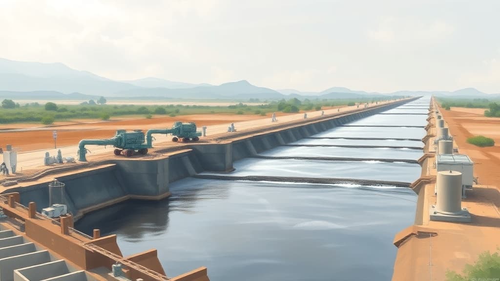 Cha-am Municipality Installs Pumps to Address Water Shortage Caused by Irrigation Canal Construction