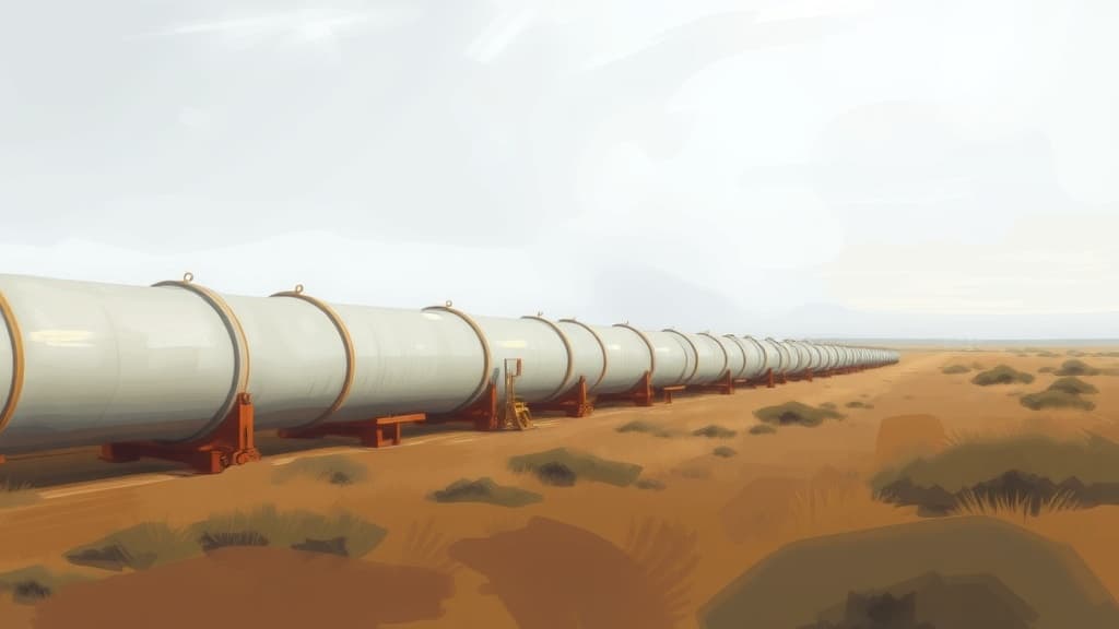 Pipe Delivery Initiates Lake Albert Pipeline Project in Wagga Wagga