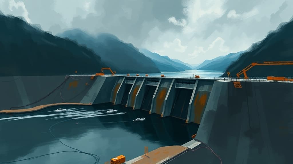 USACE Completes Right-Side Stilling Basin for Bluestone Dam Phase 5 Project in West Virginia