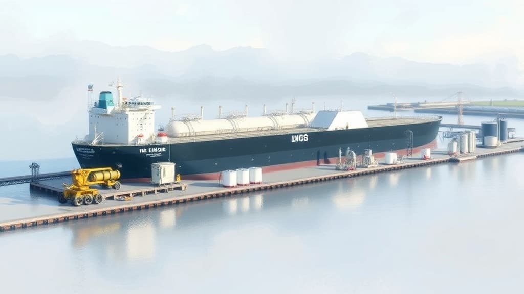 Ukraine's Naftogaz Secures US LNG Supply via German Terminal Amid Rising Gas Prices