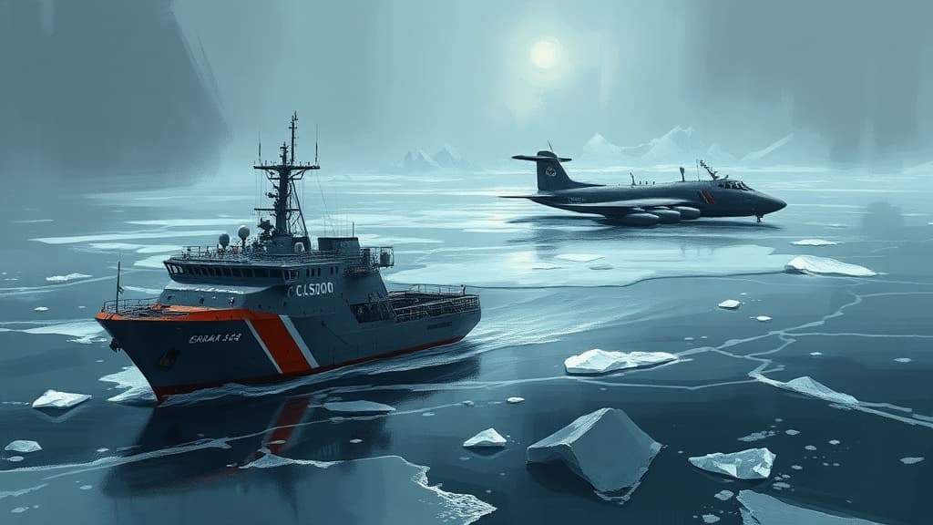 U.S. Coast Guard and Air Force Sustain Operation Deep Freeze in Antarctica